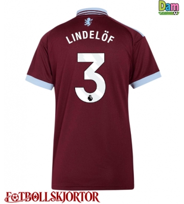 Aston Villa Victor Lindelof #3 Hemmatröja Dam 2026-27 Kortärmad